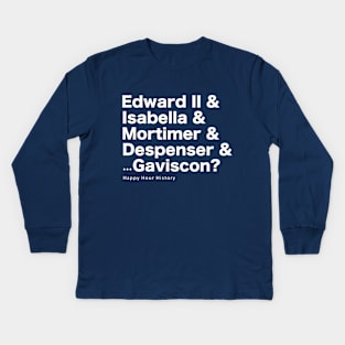 Edward & Isabella & Mortimer & Despenser & Gaviscon Kids Long Sleeve T-Shirt
